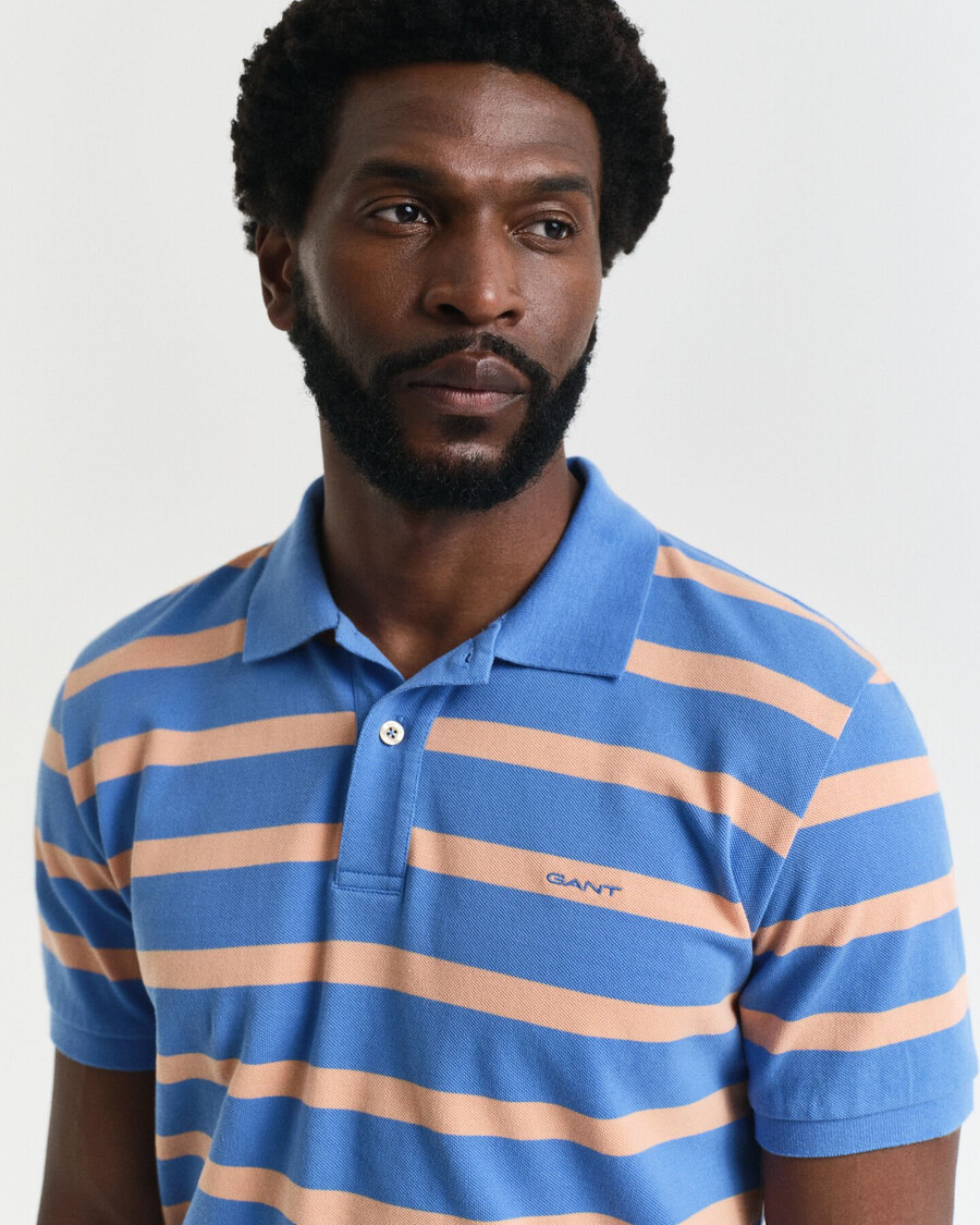 polo a righe - blu perfetto
