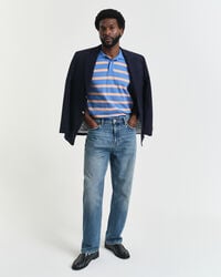 polo a righe - blu perfetto
