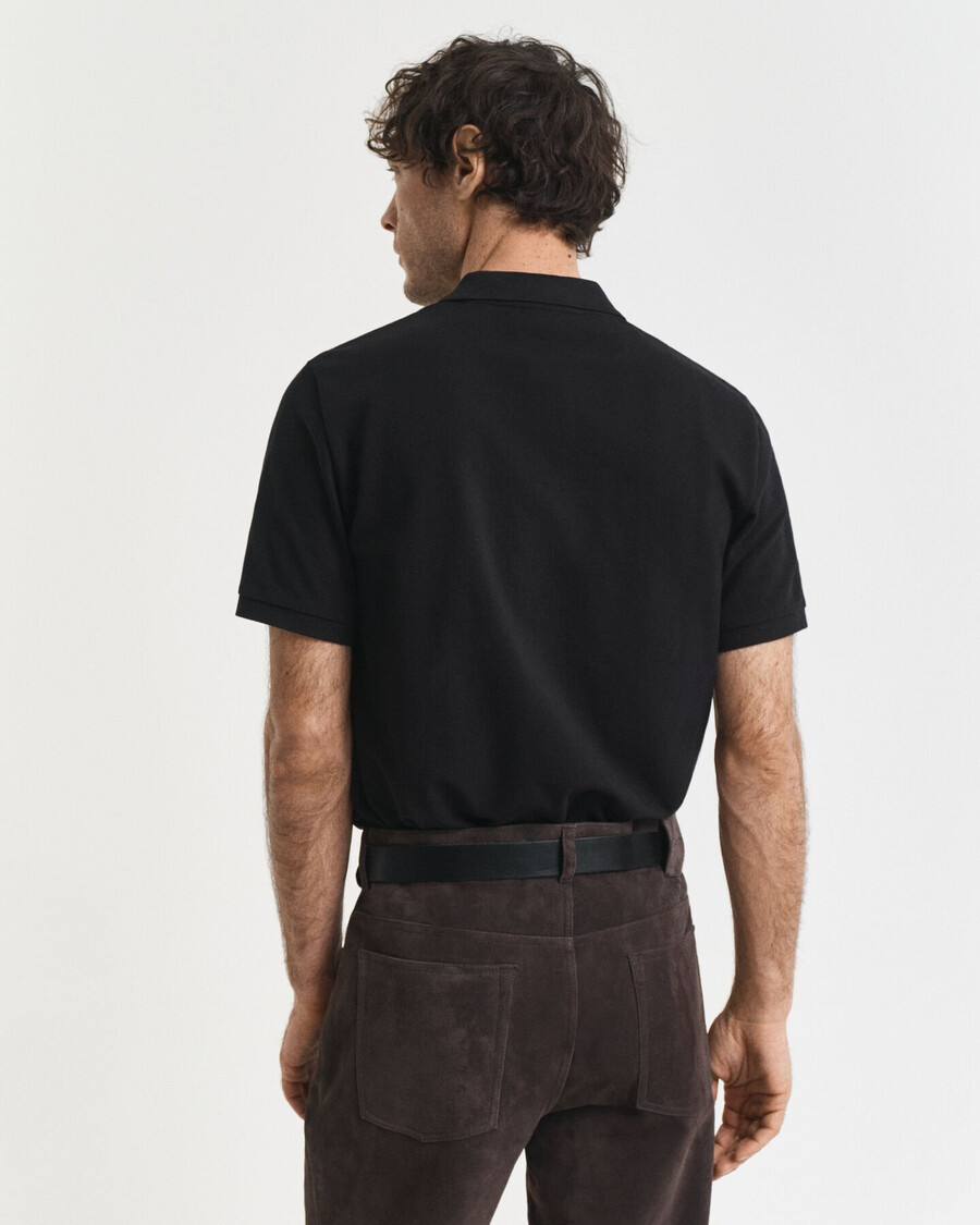 polo grafica piccola - nera