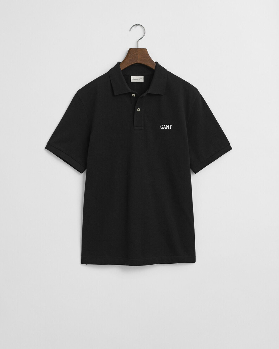 polo grafica piccola - nera