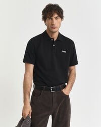 polo grafica piccola - nera
