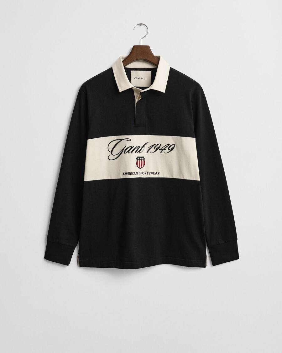 rugger pesante bloccato - nero