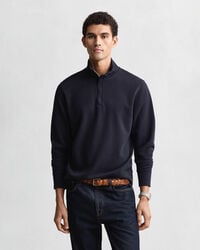 felpa light sacker rib halfzip - blu sera