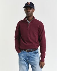 felpa sacker rib halfzip - vino invernale
