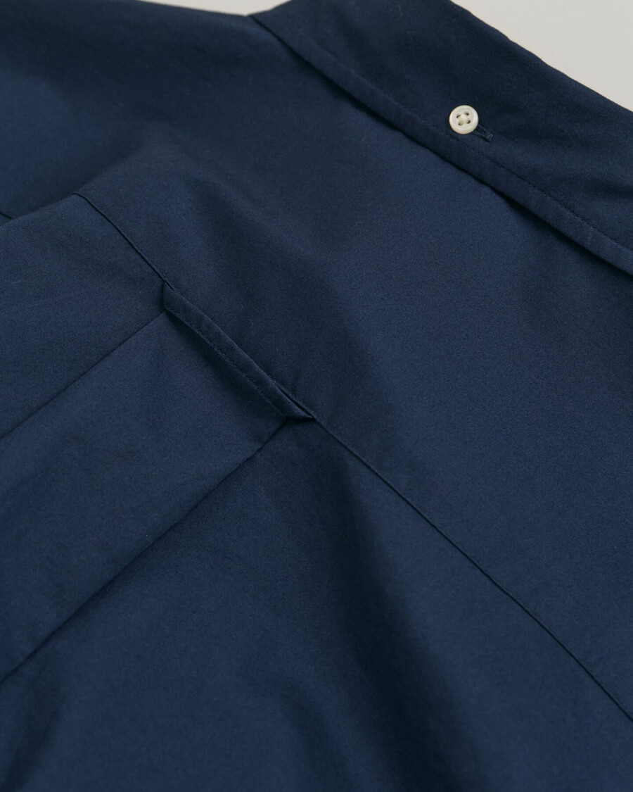 camicia classica in popeline vestibilità regolare - marina