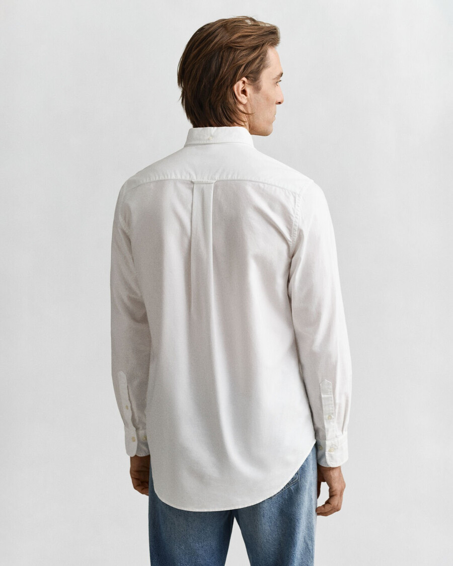 camicia oxford classica vestibilità regolare - bianca
