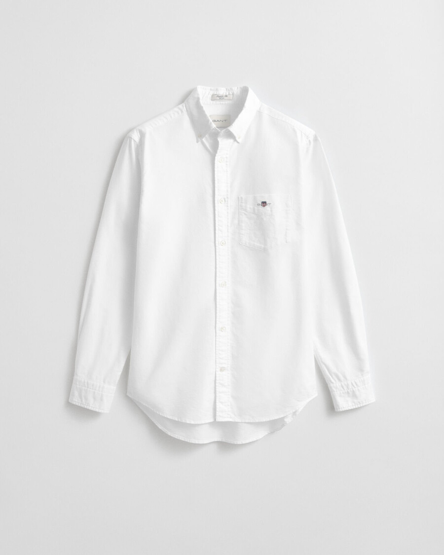 camicia oxford classica vestibilità regolare - bianca