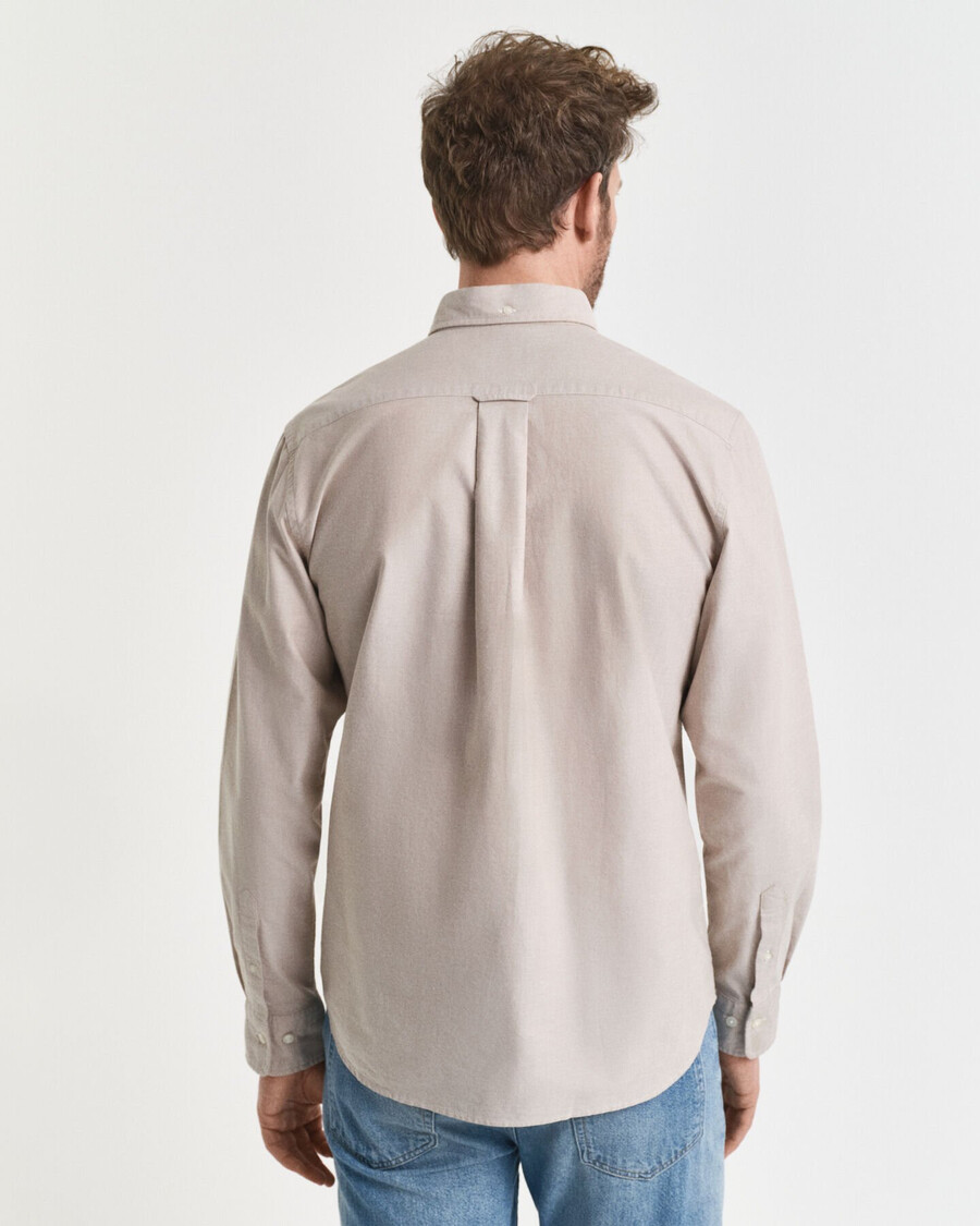 camicia oxford classica vestibilità regolare - cachi caldo