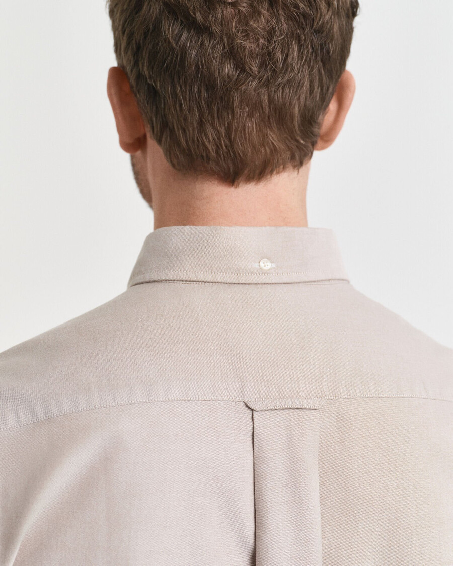 camicia oxford classica vestibilità regolare - cachi caldo