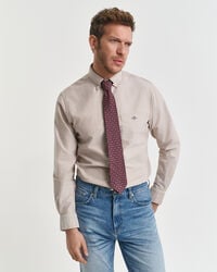camicia oxford classica vestibilità regolare - cachi caldo
