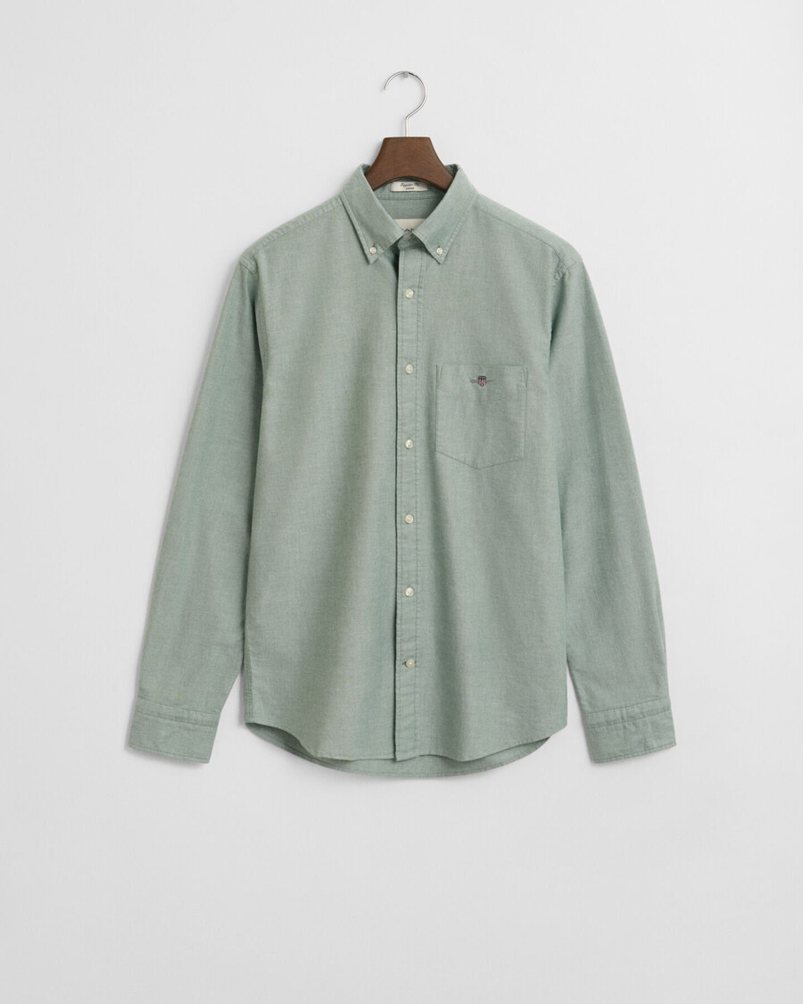 camicia oxford classica vestibilità regolare - verde foresta