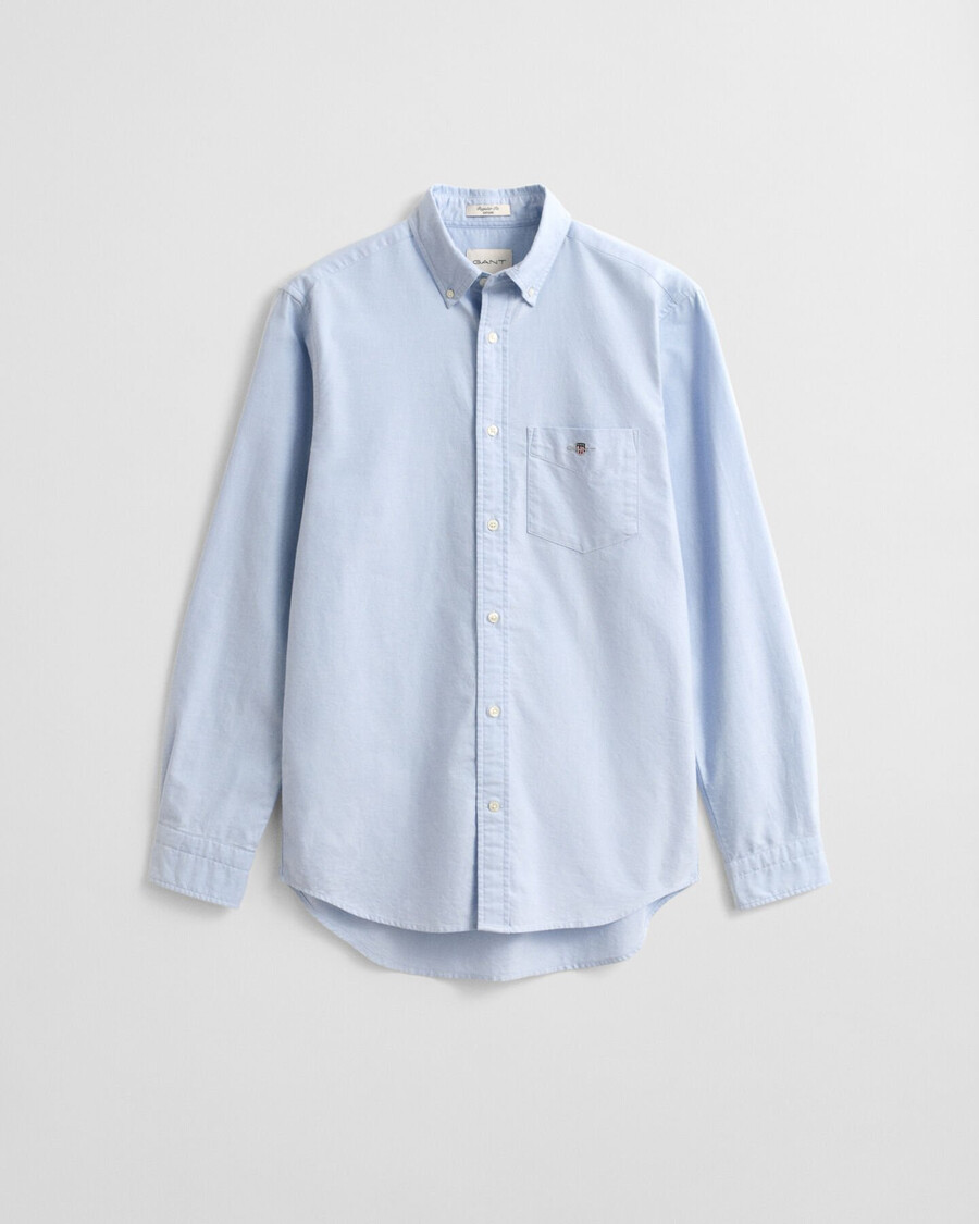 camicia oxford classica vestibilità regolare - azzurro chiaro