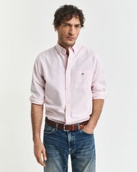 camicia oxford classica vestibilità regolare - rosa chiaro