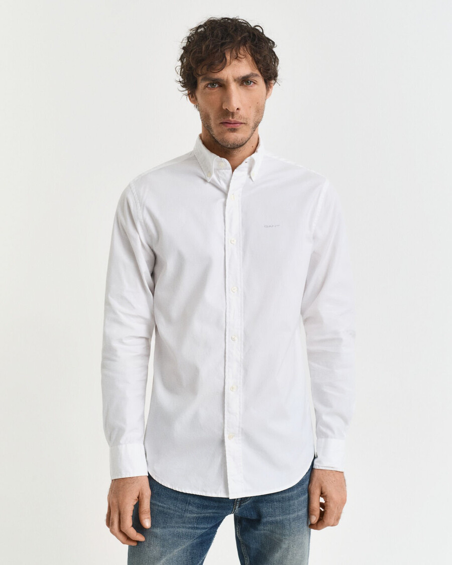camicia oxford pinpoint vestibilità regolare - bianca