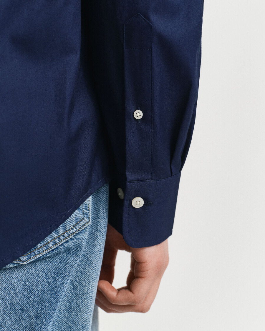 camicia oxford pinpoint vestibilità regolare - marina