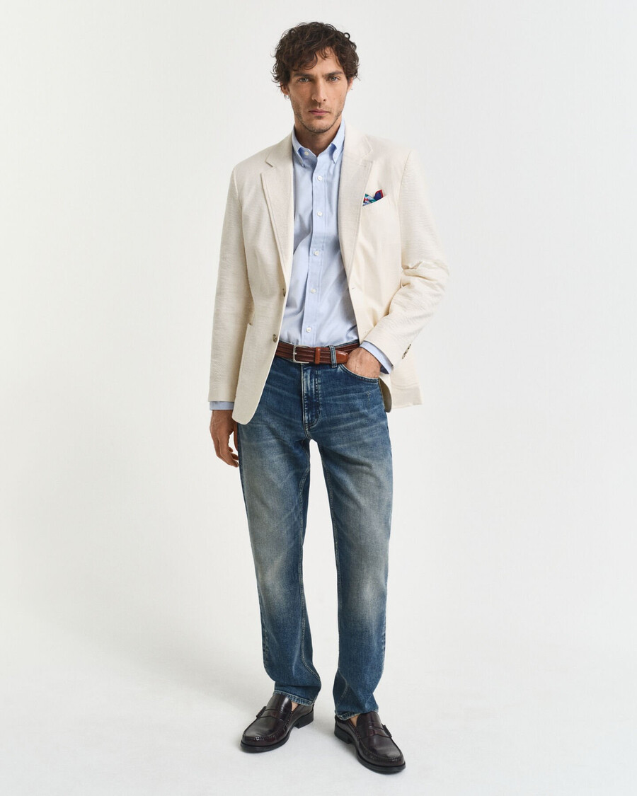 camicia oxford pinpoint vestibilità regolare - azzurro chiaro