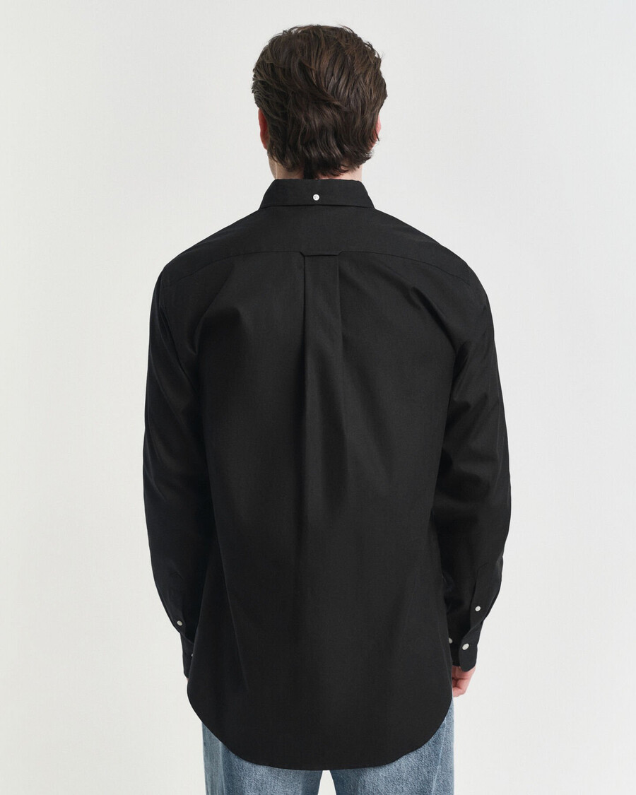 camicia oxford pinpoint vestibilità regolare - nera