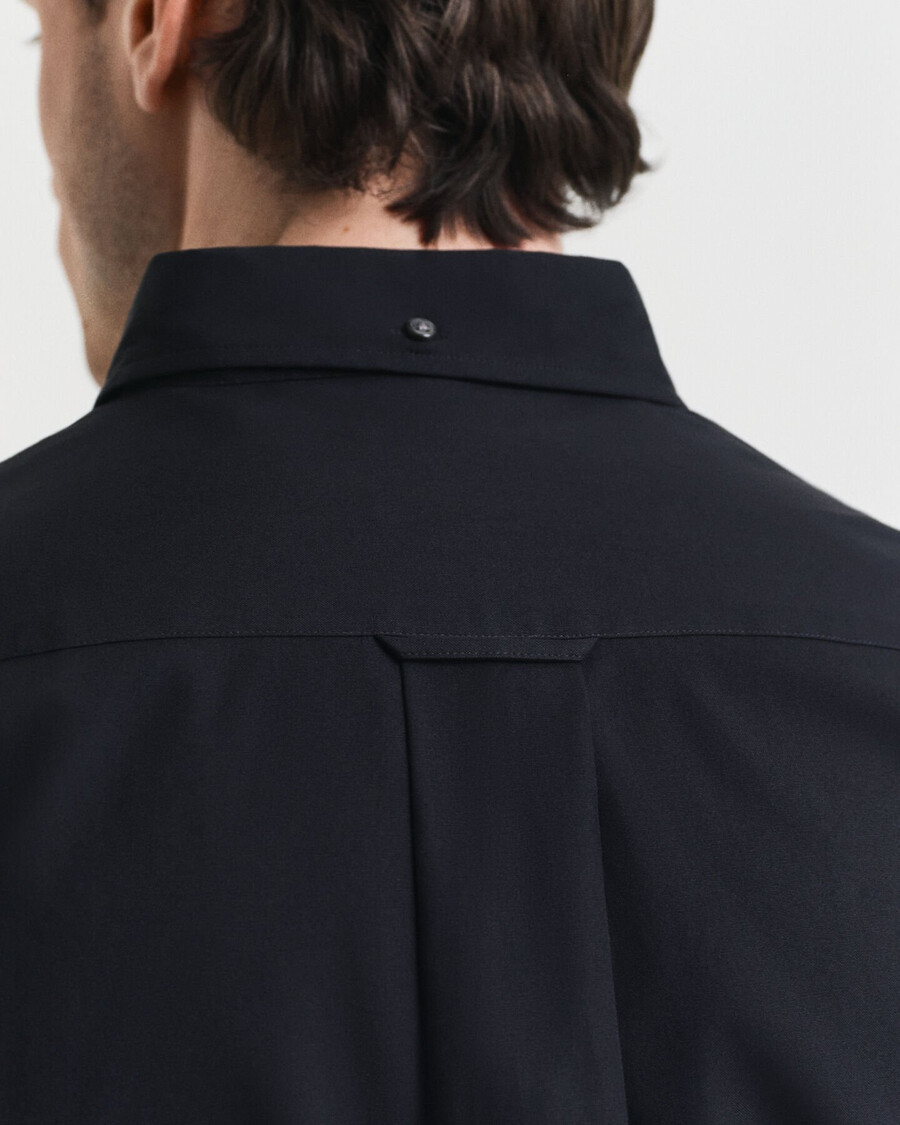 camicia oxford pinpoint vestibilità regolare - nera