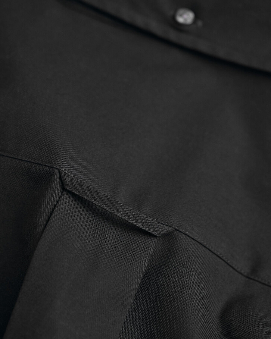 camicia oxford pinpoint vestibilità regolare - nera