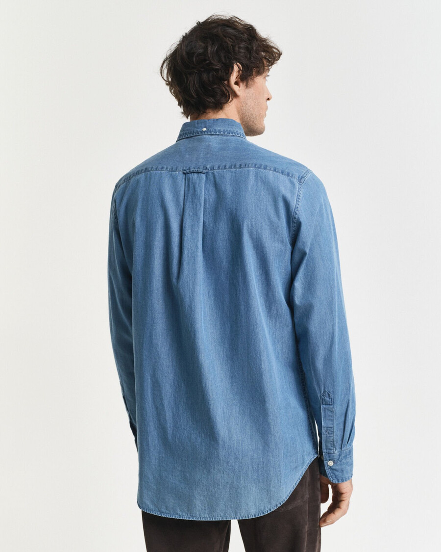 camicia indigo regular fit - azzurro semi chiaro