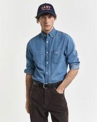 camicia indigo regular fit - azzurro semi chiaro