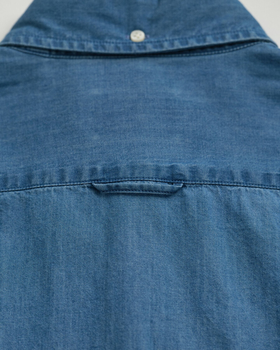 camicia indaco slim fit - blu semi chiaro