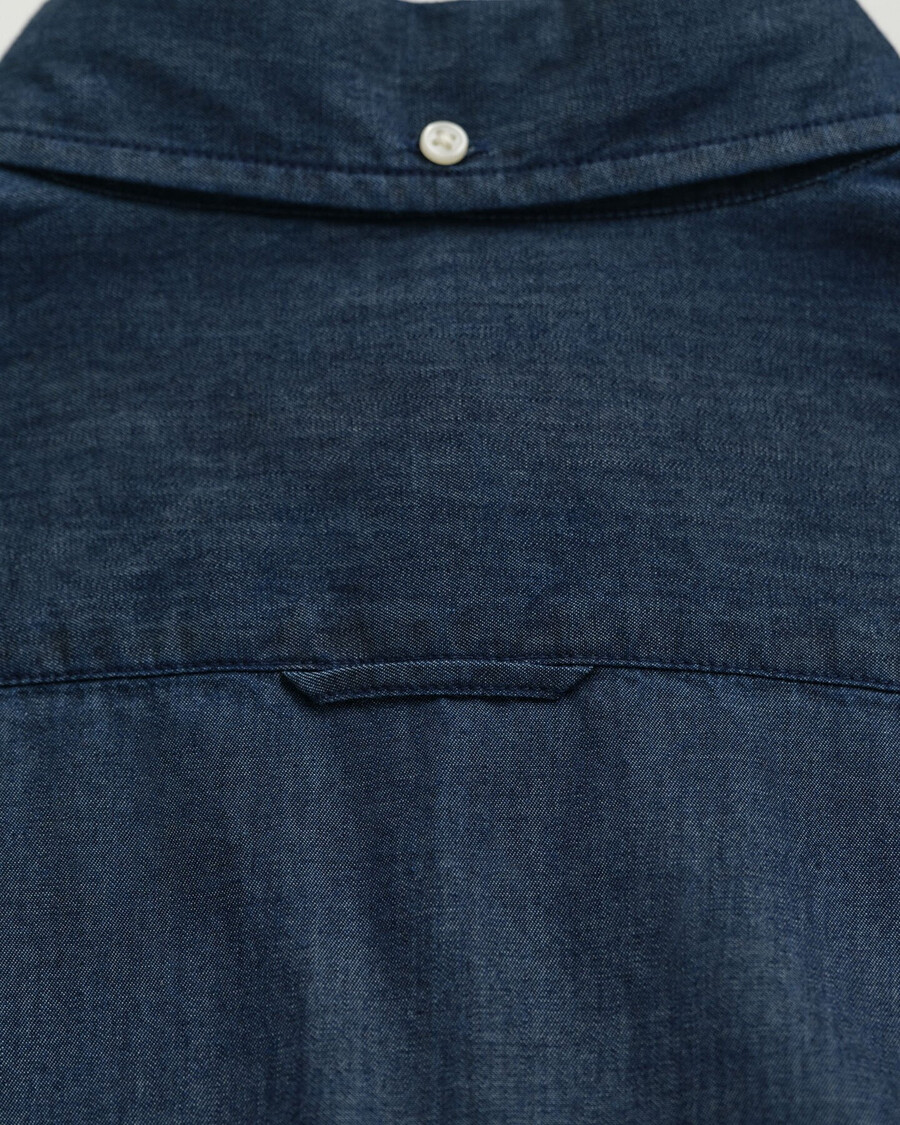 camicia slim fit indaco - indaco scuro