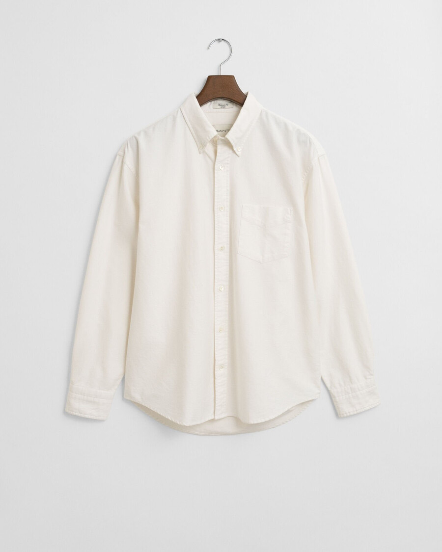 camicia oxford heritage relaxed fit - guscio duovo