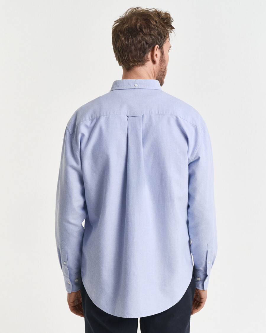 camicia oxford heritage dal taglio rilassato - blu myosotis