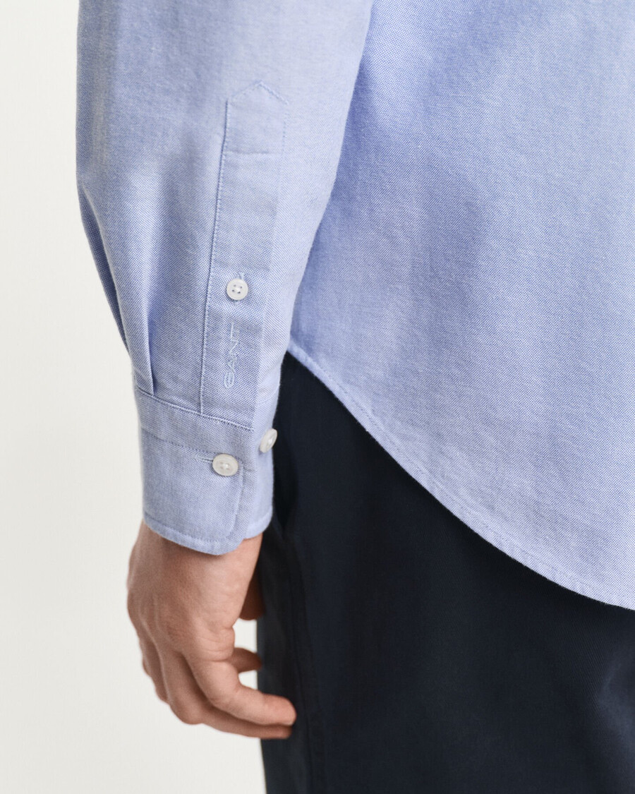 camicia oxford heritage dal taglio rilassato - blu myosotis