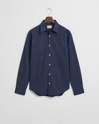 camicia con micro stampa vestibilità regolare - blu classico
