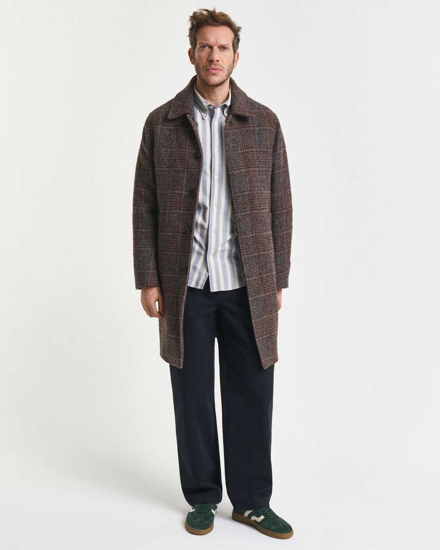 camicia oxford heritage a righe dal taglio rilassato - blu acqua