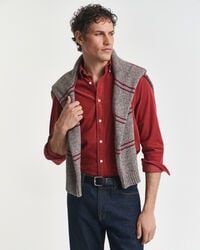 camicia in velluto a coste di cotone vestibilità regolare - modern rust
