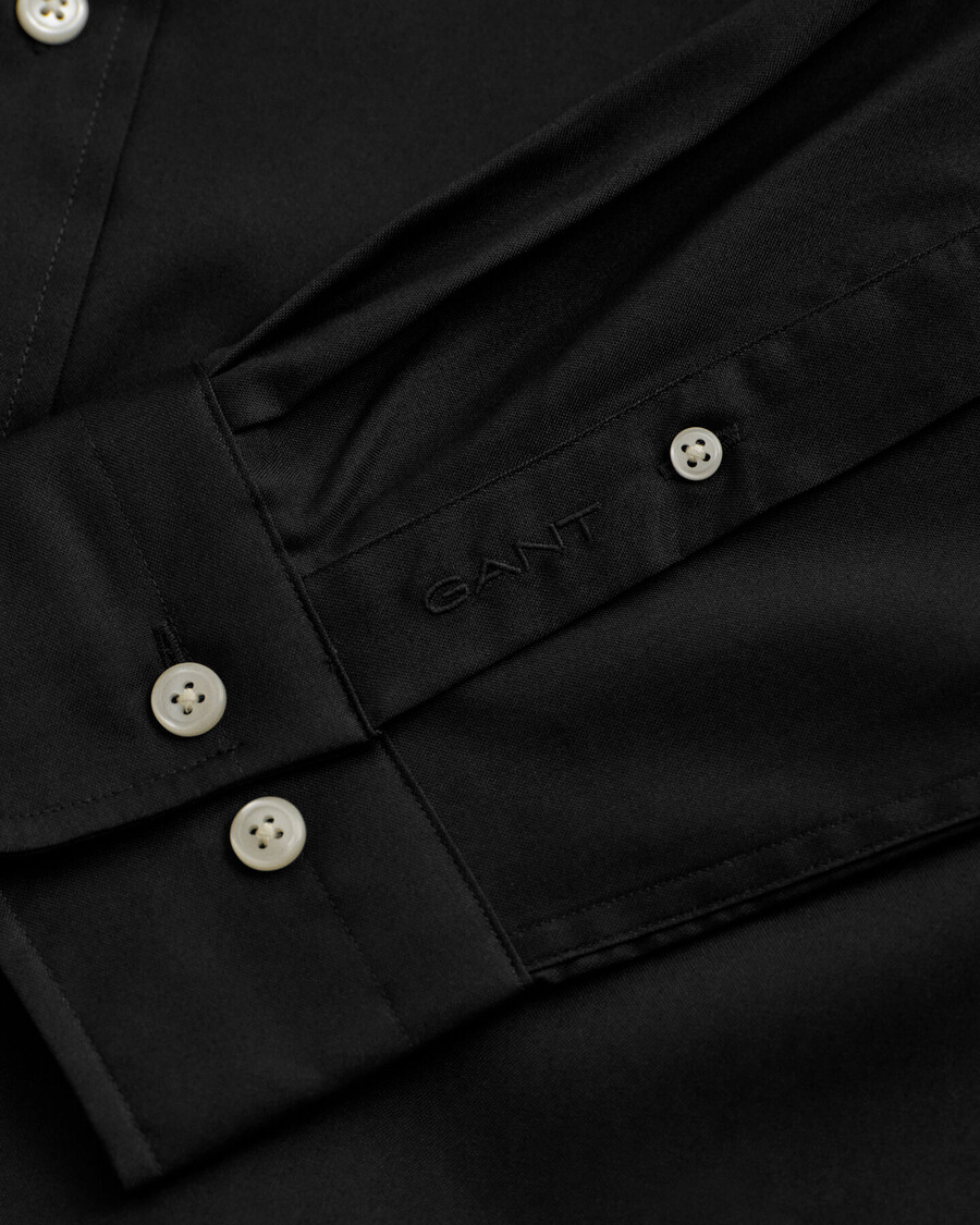 camicia oxford pinpoint vestibilità regolare - nera
