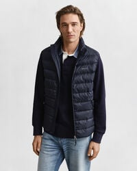 gilet leggero in piuma - blu sera