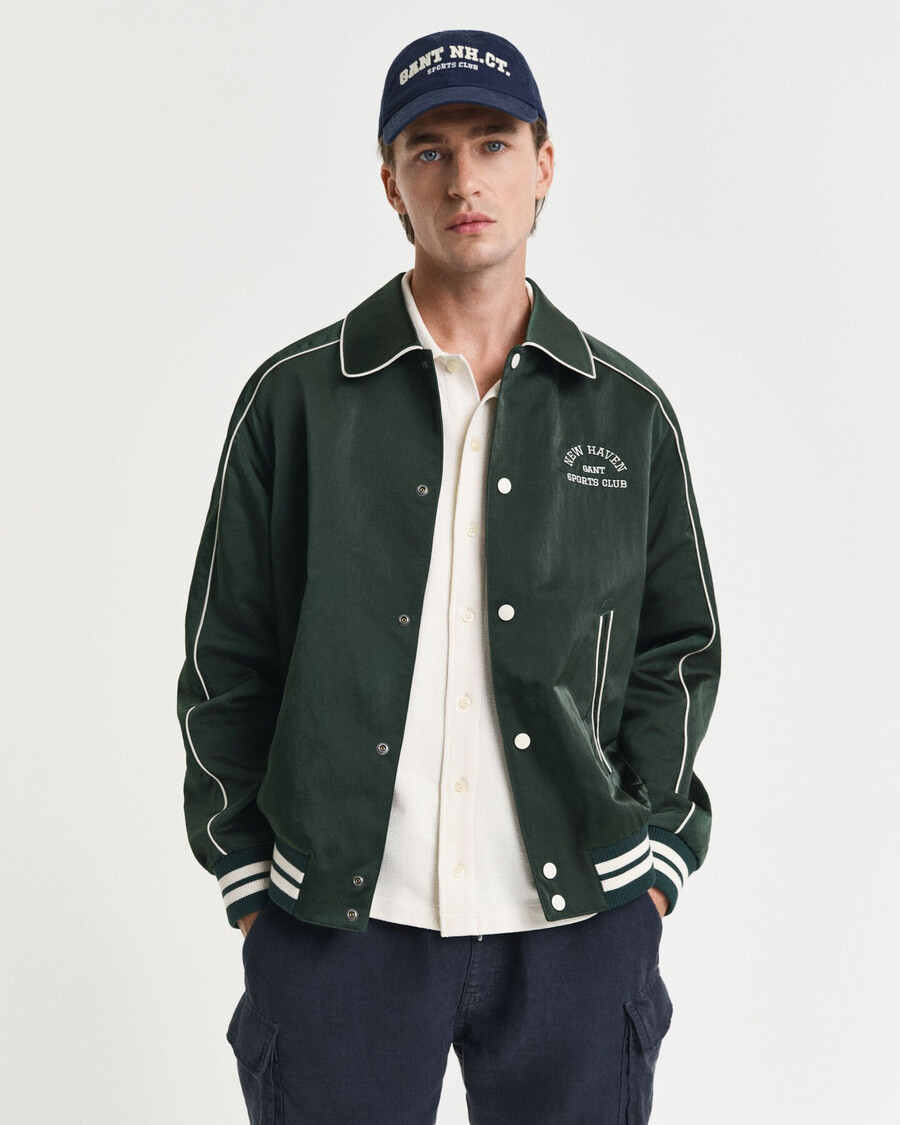 giacca sport club varsity - verde tartan