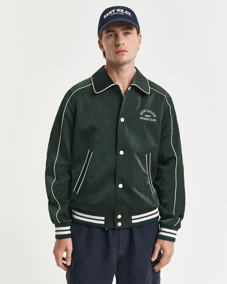 giacca sport club varsity - verde tartan
