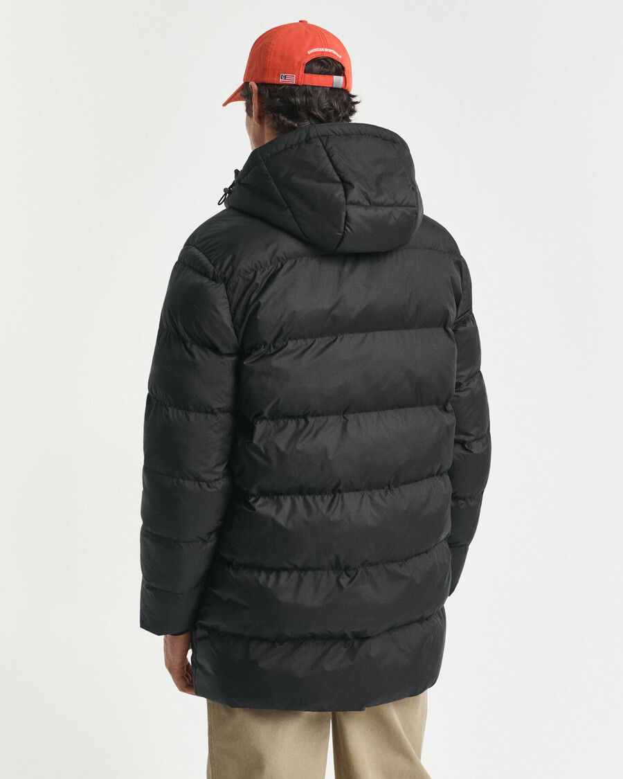 giacca active cloud mid length - nero
