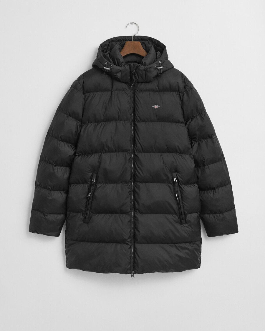 giacca active cloud mid length - nero
