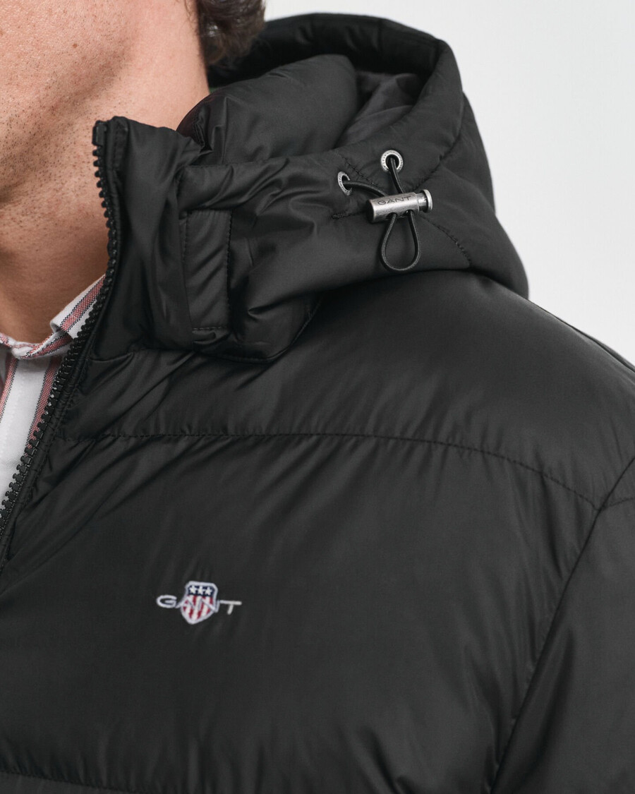 giacca active cloud mid length - nero