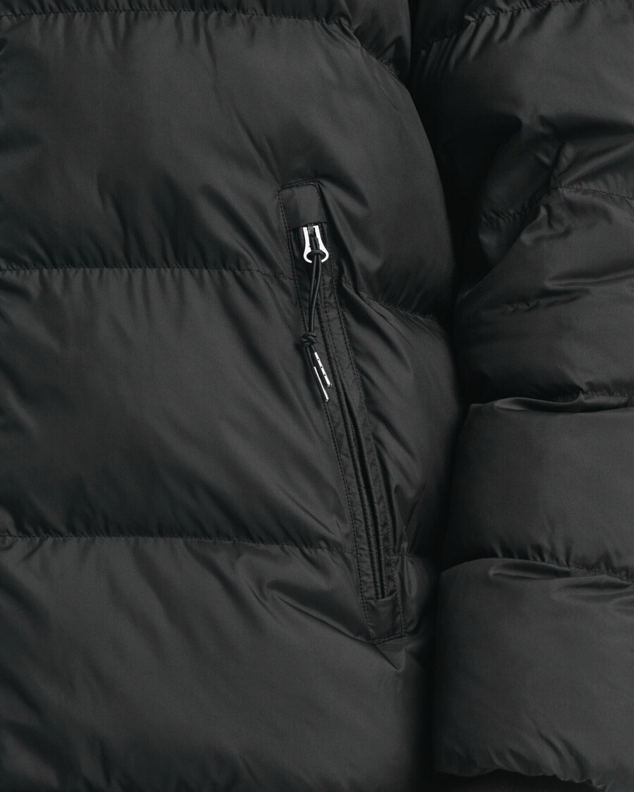 giacca active cloud mid length - nero