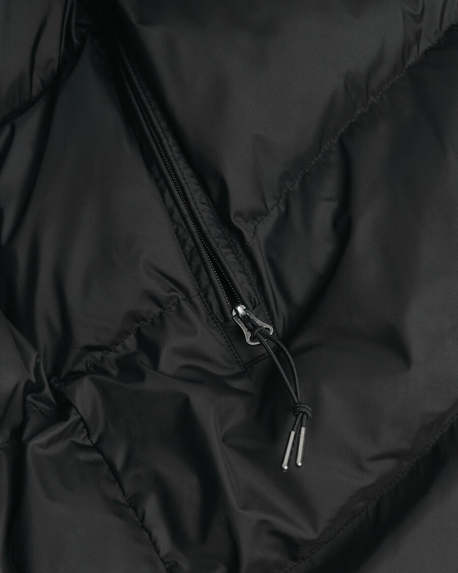 giacca active cloud mid length - nero