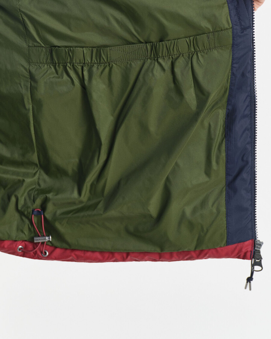 giacca active cloud color blocked - blu sera