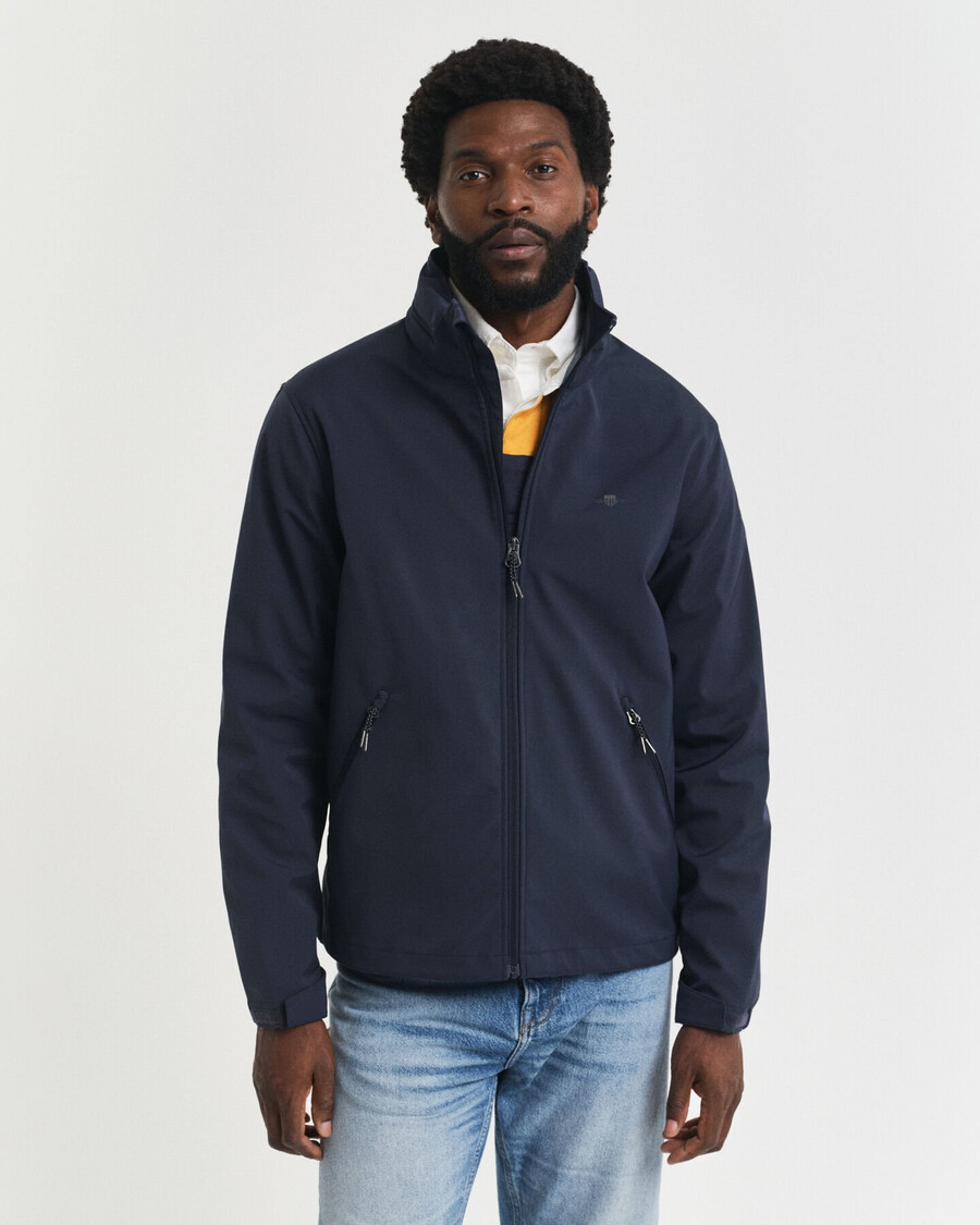 giacca soft shell - blu sera