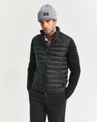 giacca tecnica mista - nero