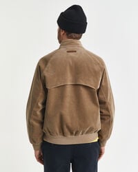 giacca harrington in velluto a coste - talpa chiaro