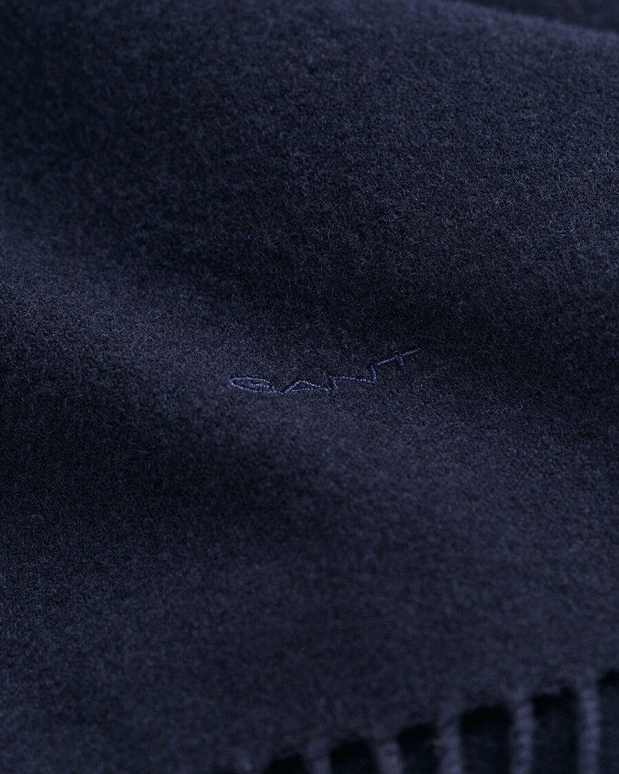 sciarpa di lana - blu sera