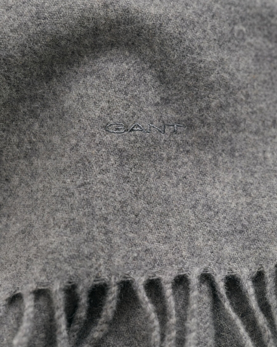 sciarpa di lana - grigio scuro melange