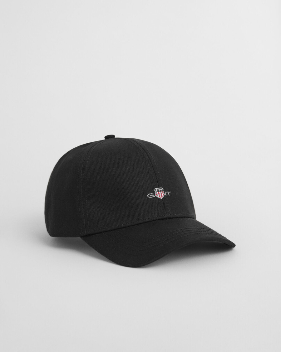 cappellino shield high cotton twill - nero