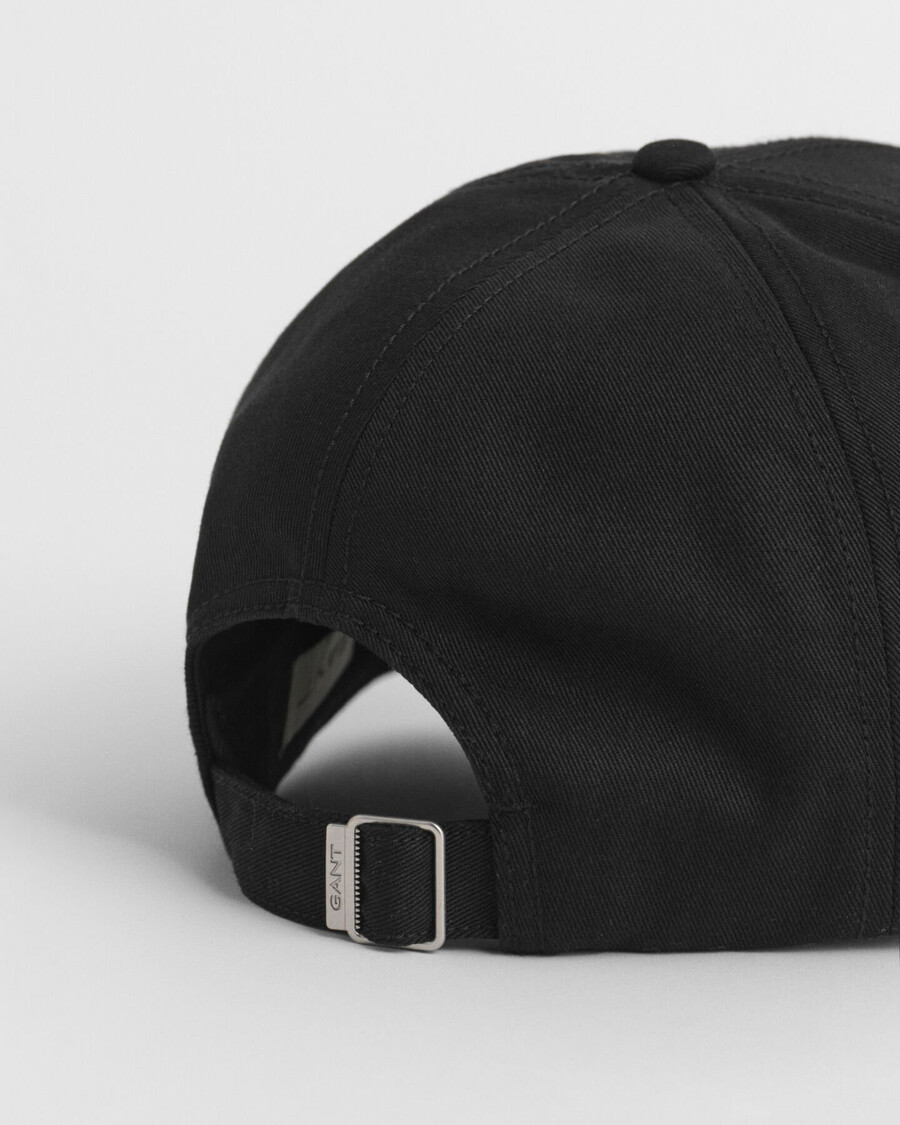 cappellino shield high cotton twill - nero